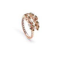 Ringe Damiani Dame MIMOSA FLEXI in Rosègold Diamante Brown 0.48 Ct 20100610 - 20100610